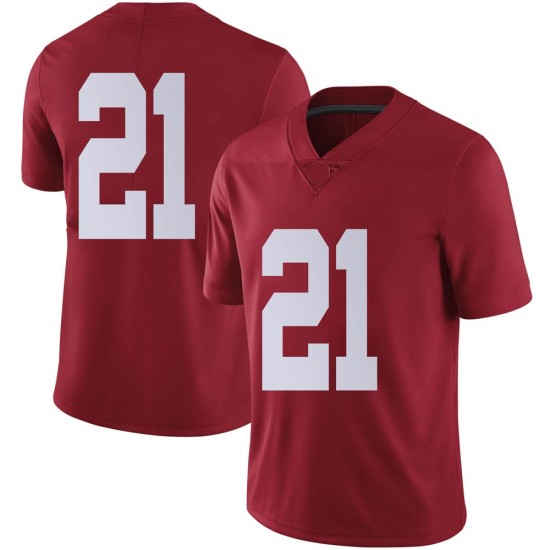 Alabama Crimson Tide Men's Jahquez Robinson #21 No Name Crimson NCAA Nike Authentic Stitched College Football Jersey QU16Y00LN